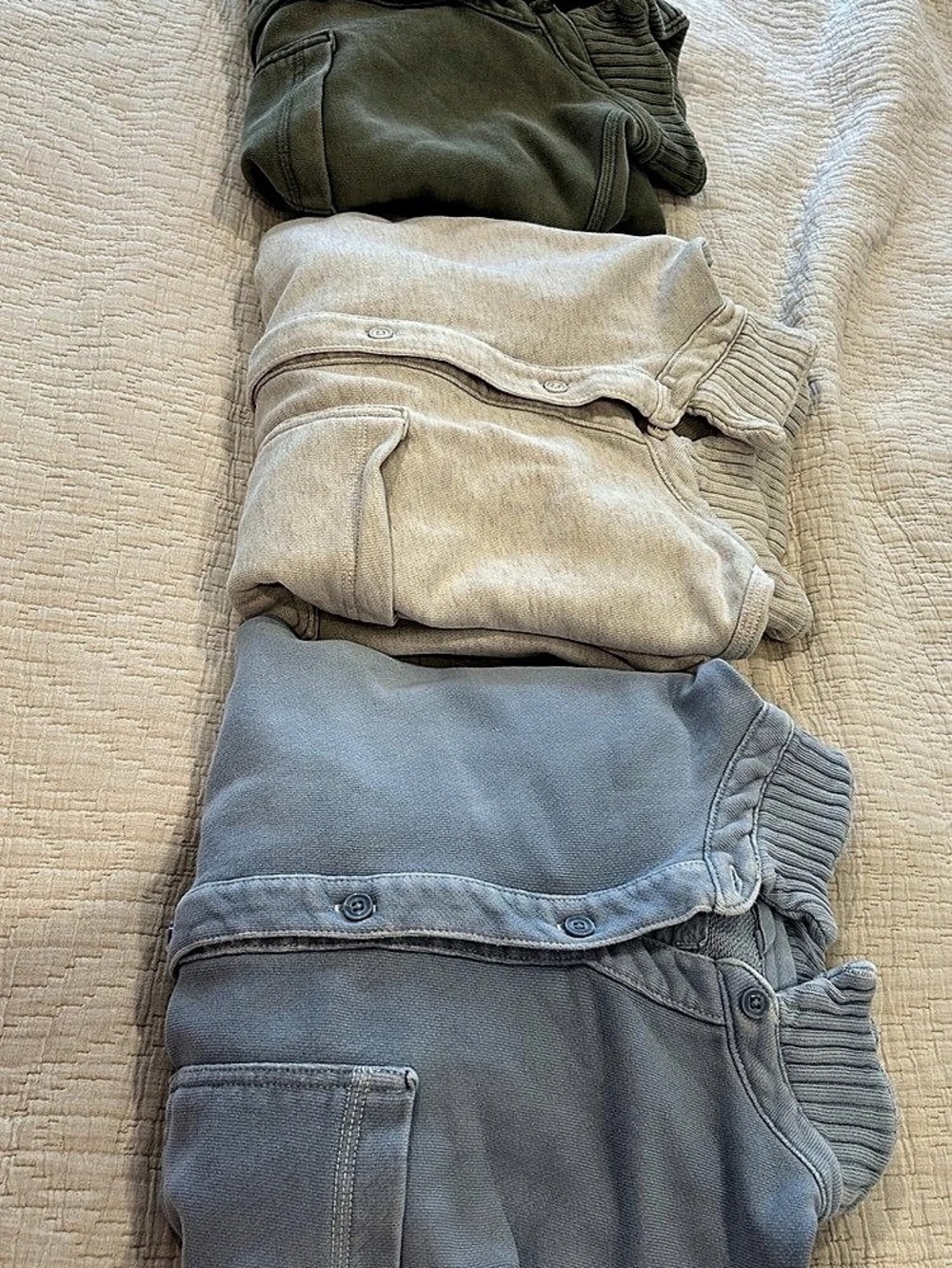 Lot of 3 *aerie Vintage Soft Collection Button Front Shirt Like New *size Med